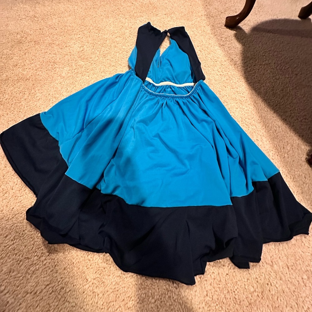 Blue dress